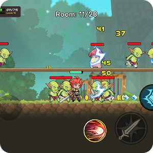 Side-view combat
